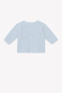 Ensemble long Bleu chiné