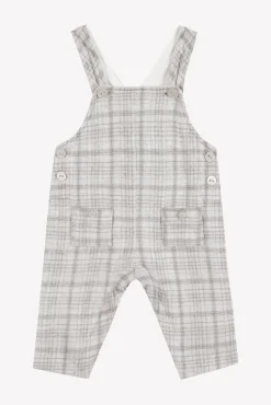 Ensemble long Greige chiné carreaux