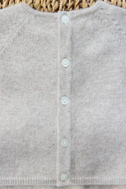 Ensemble long Greige chiné