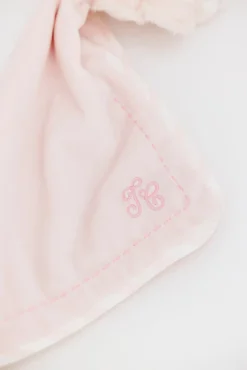 Ferdinand l'éléphant Doudou rose pâle