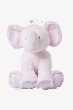 Ferdinand l'éléphant 25 cm rose pâle