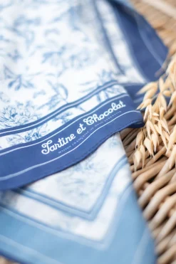 Foulard Imprimé inspiration Toile de Jouy