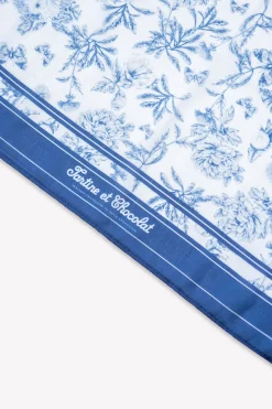 Foulard Imprimé inspiration Toile de Jouy