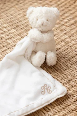 Gaston l'ourson Doudou nacre