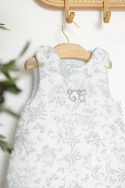 Gigoteuse T1 Imprimé inspiration toile de jouy gris