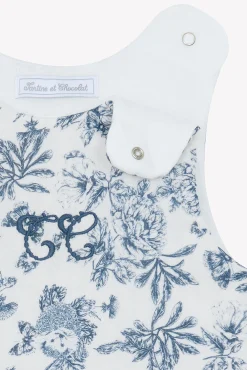 Gigoteuse T1 Imprimé inspiration toile de jouy bleu