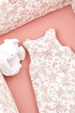 Gigoteuse T1 Imprimé inspiration Toile de Jouy rose
