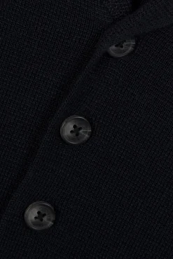 Gilet Marine maille torsadée