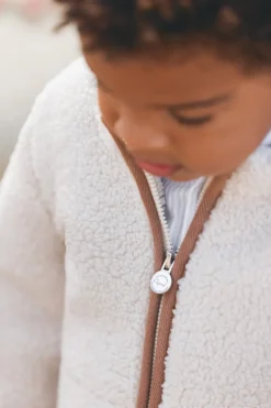 Gilet Beige imitation fourrure mouton