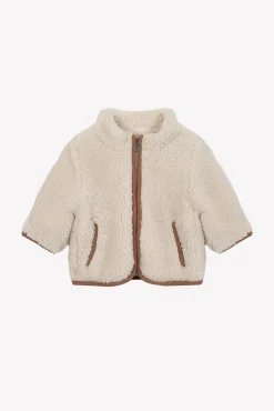 Gilet Beige imitation fourrure mouton