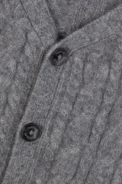 Gilet Gris chiné 100% cachemire