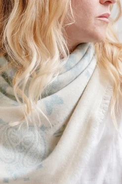 Grand Foulard Bleu Kujten x Tartine et Chocolat