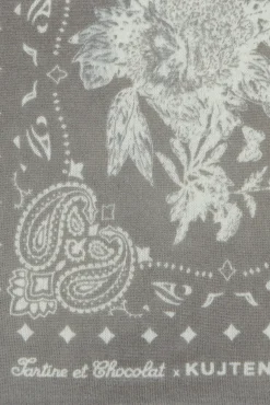 Grand Foulard Taupe Kujten x Tartine et Chocolat