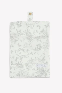Housse de carnet Imprimé toile de jouy gris