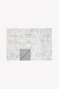 Housse de couette Imprimé inspiration toile de jouy gris