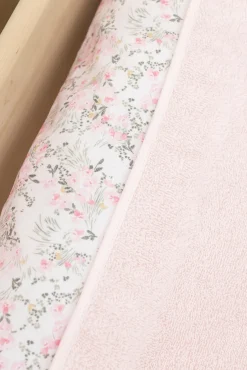 Housse de matelas à langer Imprimé fleuri jardin hivernal