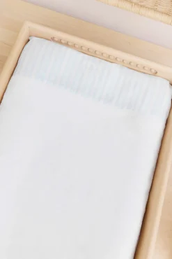 Housse de matelas à langer Garda bleu ciel