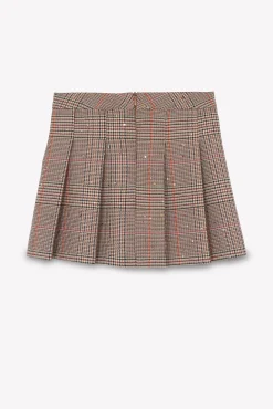 Jupe Sable à carreaux