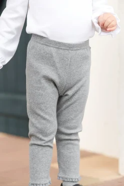 Legging Gris dentelle