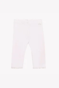 Legging Rose pâle dentelle