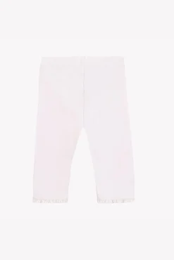 Legging Rose pâle dentelle