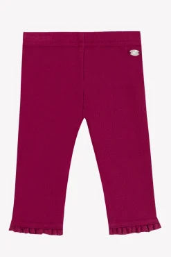 Legging Prune dentelle