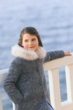 Manteau Gris foncé en laine