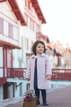 Manteau Rose pâle en laine
