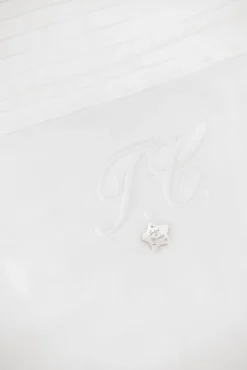 Nid d'ange Monogramme blanc