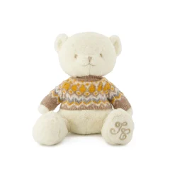 Ourson + Pull Beige jacquard gaston