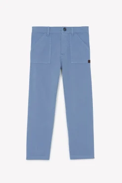 Pantalon Bleu grisé poches