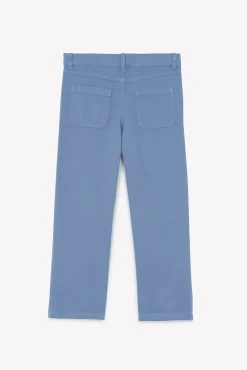 Pantalon Bleu grisé poches
