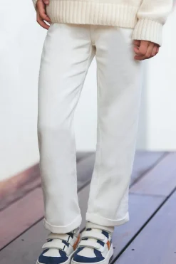 Pantalon Ivoire nœud