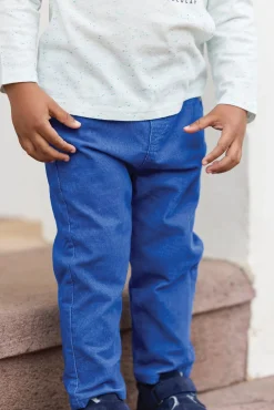 Pantalon Bleu électrique en velours