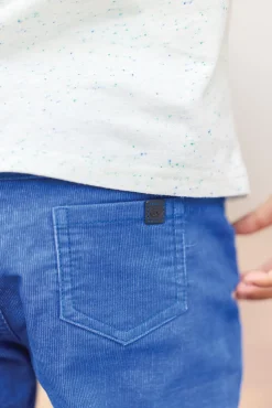 Pantalon Bleu électrique en velours