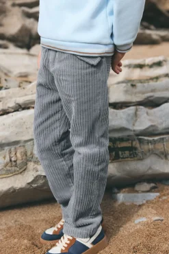 Pantalon Gris chiné en velours