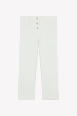 Pantalon Ecru en velours