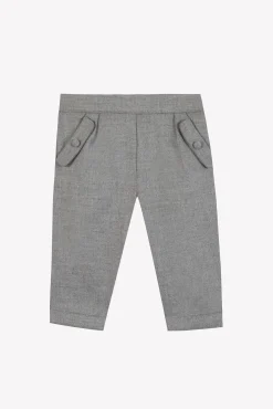 Pantalon Gris chiné en flanelle