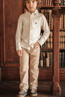 Pantalon Beige en velours