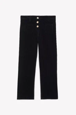 Pantalon Noir en velours