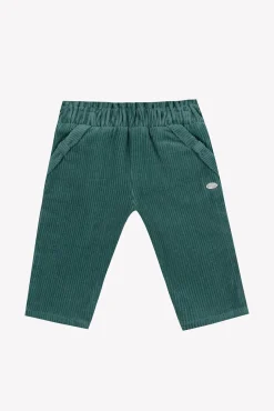 Pantalon Emeraude velours nœud