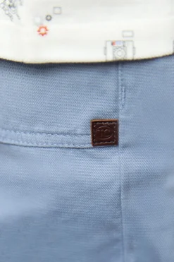 Pantalon Bleu grisé poches