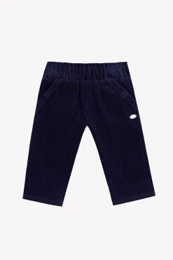 Pantalon Eglantine velours nœud