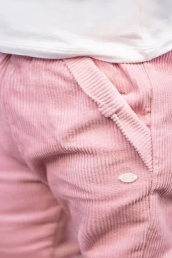 Pantalon Myosotis velours nœud