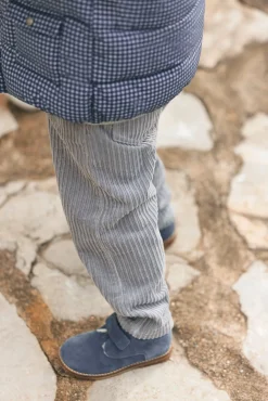 Pantalon Gris en velours