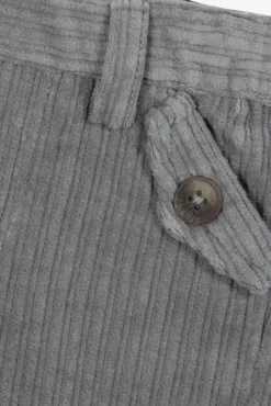 Pantalon Gris en velours