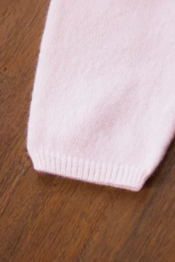 Pantalon Rose pâle avec jeux de volants