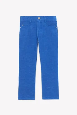 Pantalon Bleu électrique en velours