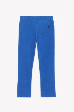 Pantalon Bleu électrique en velours