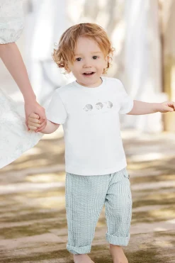 Pantalon Emeraude rayures